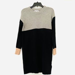 Madewell WORN ONCE Colorblock Sweater Dress. XXS. Like New!